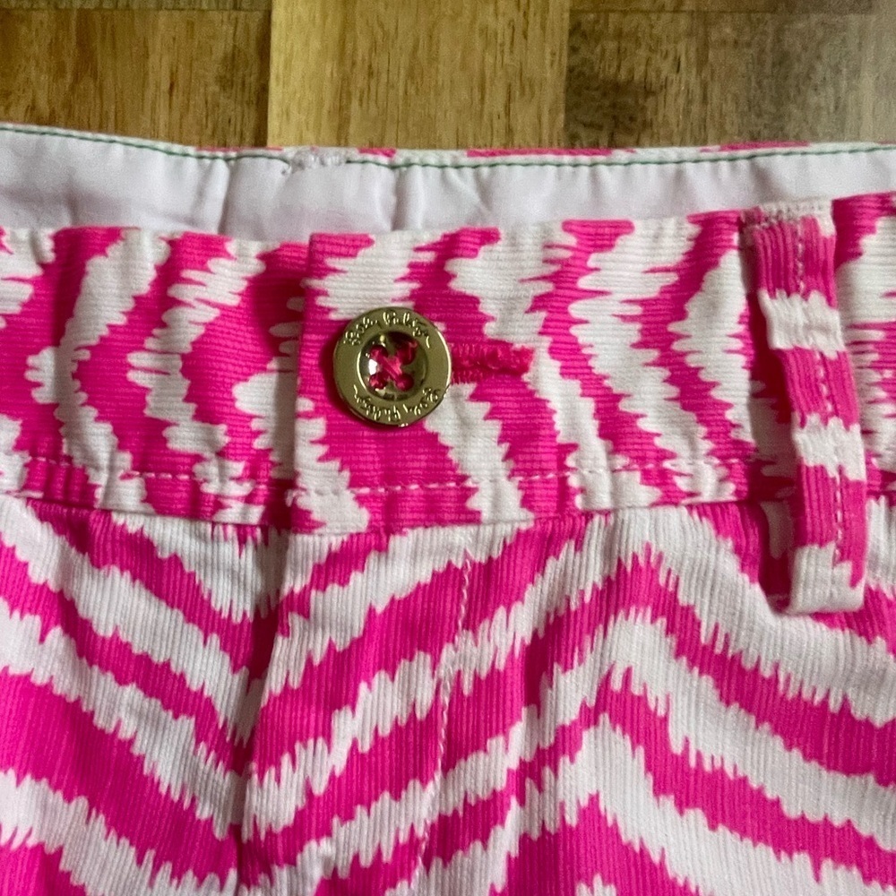 Lilly Pulitzer Women’s The Walsh Shorts Tropical Pink Zebron Size 0 - Picture 7 of 8